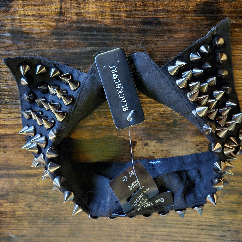 Blackheart Black Studded Choker